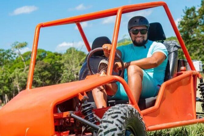 adventure in buggies Puerto Plata - Stop 1: Bergantín Beach Time That Actually Lets You Swim