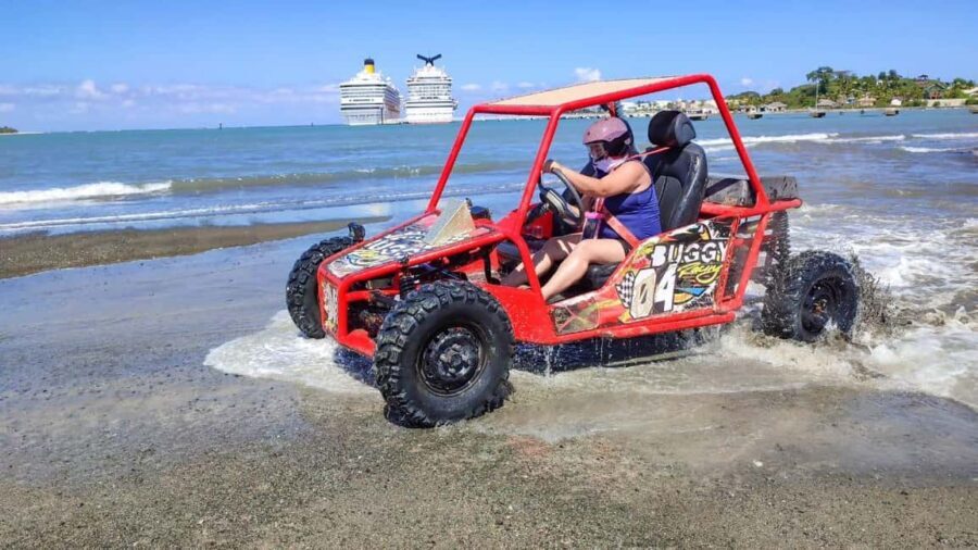 Amber Cove & Taino Bay: Buggy Tour with Swimming & Tasting - Safety Gear and Getting Set: Goggles, Bandanas, Helmets