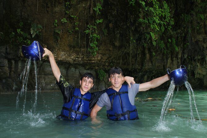 Damajagua 7 Waterfalls Adventure – In Puerto Plata - Safety gear and guidance: helmets, life jackets, and guide energy