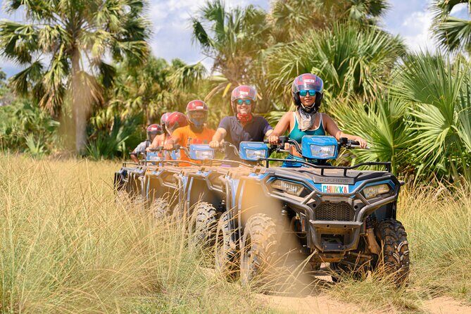 Double Thrill Experience: ATV or Dune Buggy & Zipline - Private beach time, non-motorized watersports, and chill-out zones