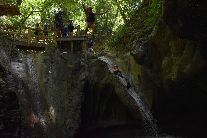 Excursion in Damajagua 7 Waterfalls Taino Bay and Amber Cove - From the top of the mountain to waterfall levels