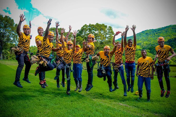 Mega Extreme Adventure: Horseback Riding, Ziplining and more - Damajagua Waterfalls: the hike, swim, and jump part