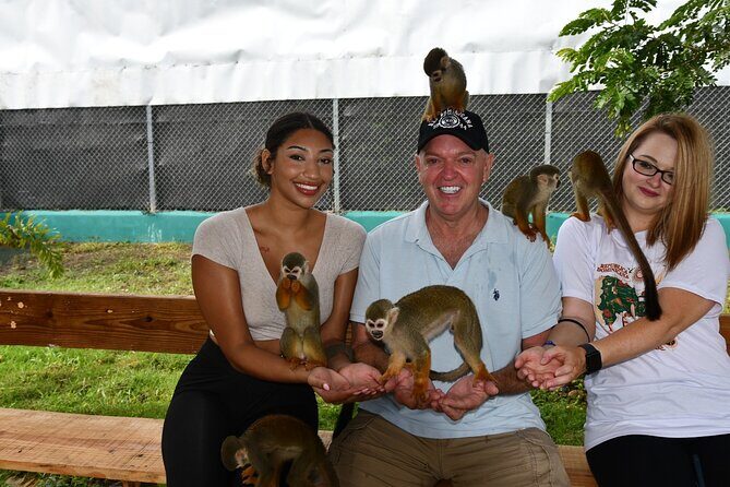 Monkey Tour Interaction and Damajagua waterfalls in Puerto Plata. - What to Wear and Bring for a Wet, Hilly Day