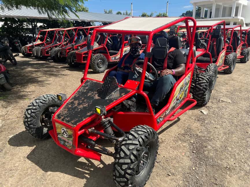 Puerto Plata: Buggy for 2 Excursion - The Drive Itself: Dirt Roads, Stream Crossings, and Coastal Views