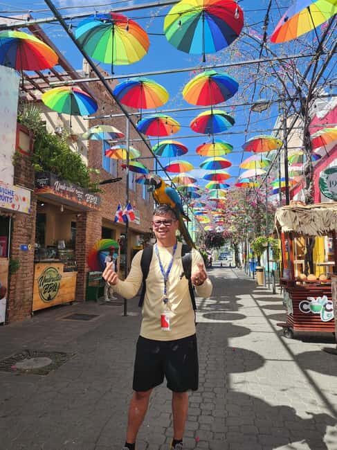 Puerto Plata: Monkey Tour, Fortress, and Historic Center - Umbrella Street and Pink Street: the best photo stops in the historic center