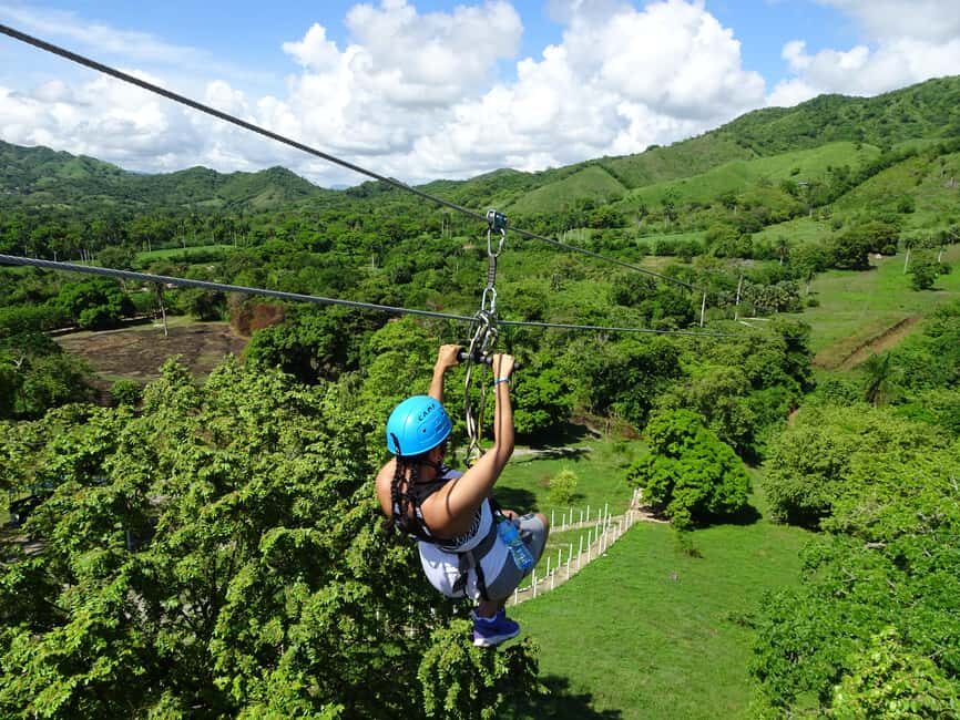 Puerto Plata: Zip Line Adventure - Entering the Maimón zip line course near Puerto Plata