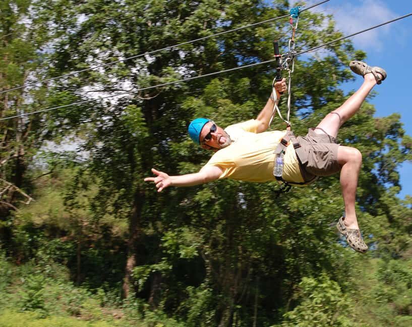 Ride N Zip Adventure in Puerto Plata - Harness On: Water, Safety Briefing, and 8 ACCT-Certified Lines