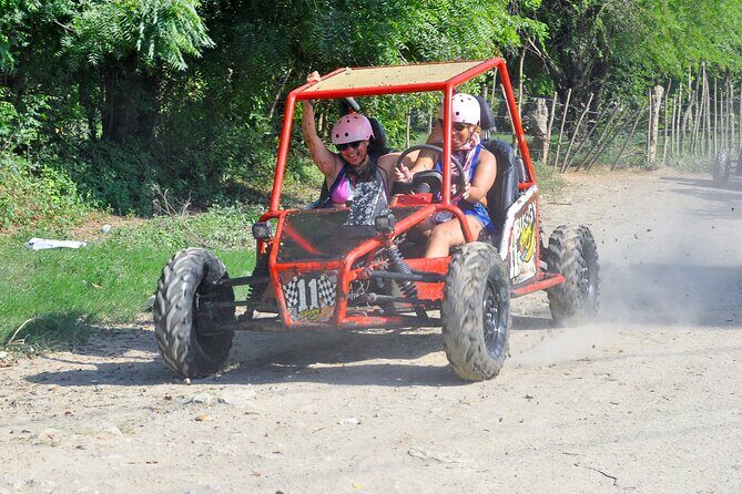 Shore Excursion Cruise ship Waterfalls y Buggys - Dune Buggies After the Falls: Mud Is Part of the Deal