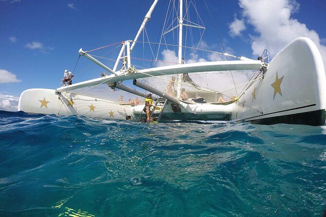Sosua Catamaran Excursion - Sailing after snorkeling: buffet lunch, open bar, and the pacing