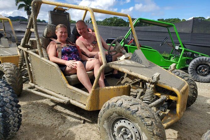 Triple Adventure Zipline Waterfalls & Buggy - Damajagua Waterfalls: Stone Slides, Jumps, and a Real Cooling Off