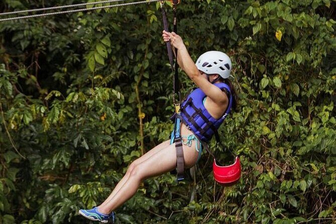 Triple Adventure Zipline Waterfalls & Buggy - Zipping Over the Flora: What the 8 Zip Lines Feel Like