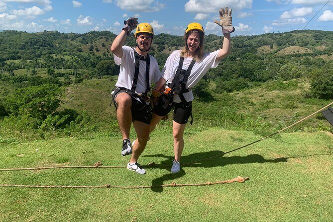 Zip line with 7 waterfall - Hiking toward waterfall #12: the 27 puddles part